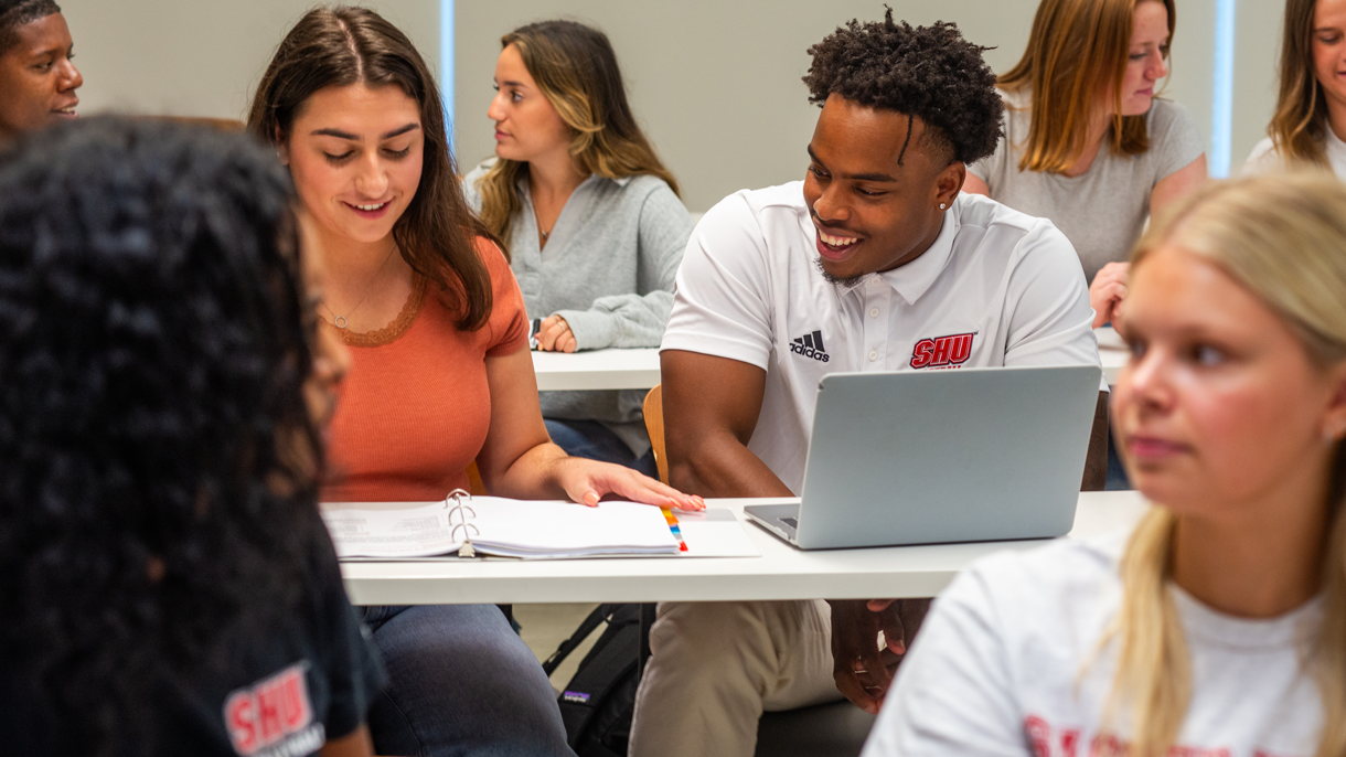 Students in class