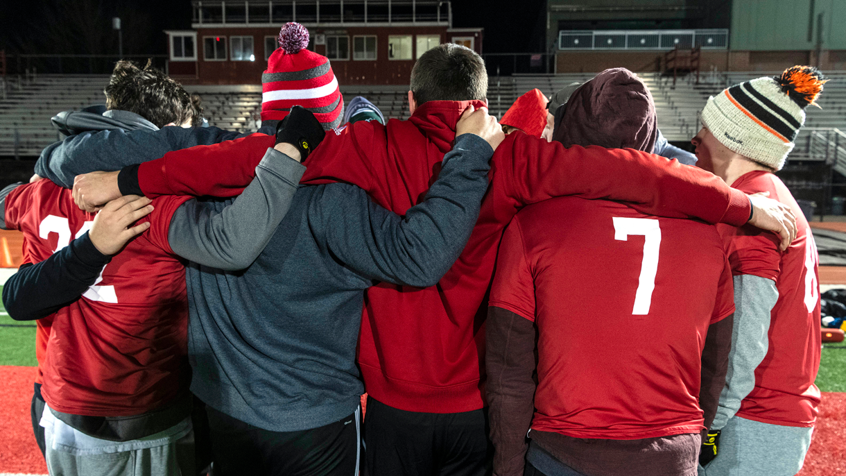 Group huddle
