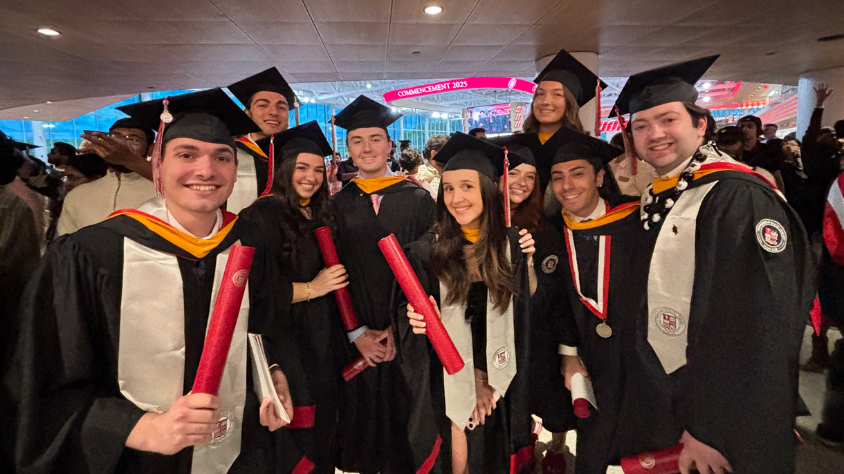 Group of graduates at Commencement