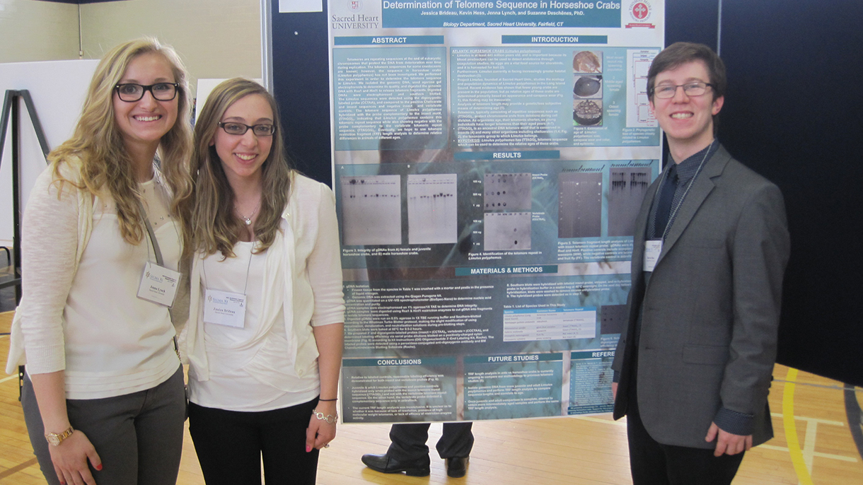students presenting a project