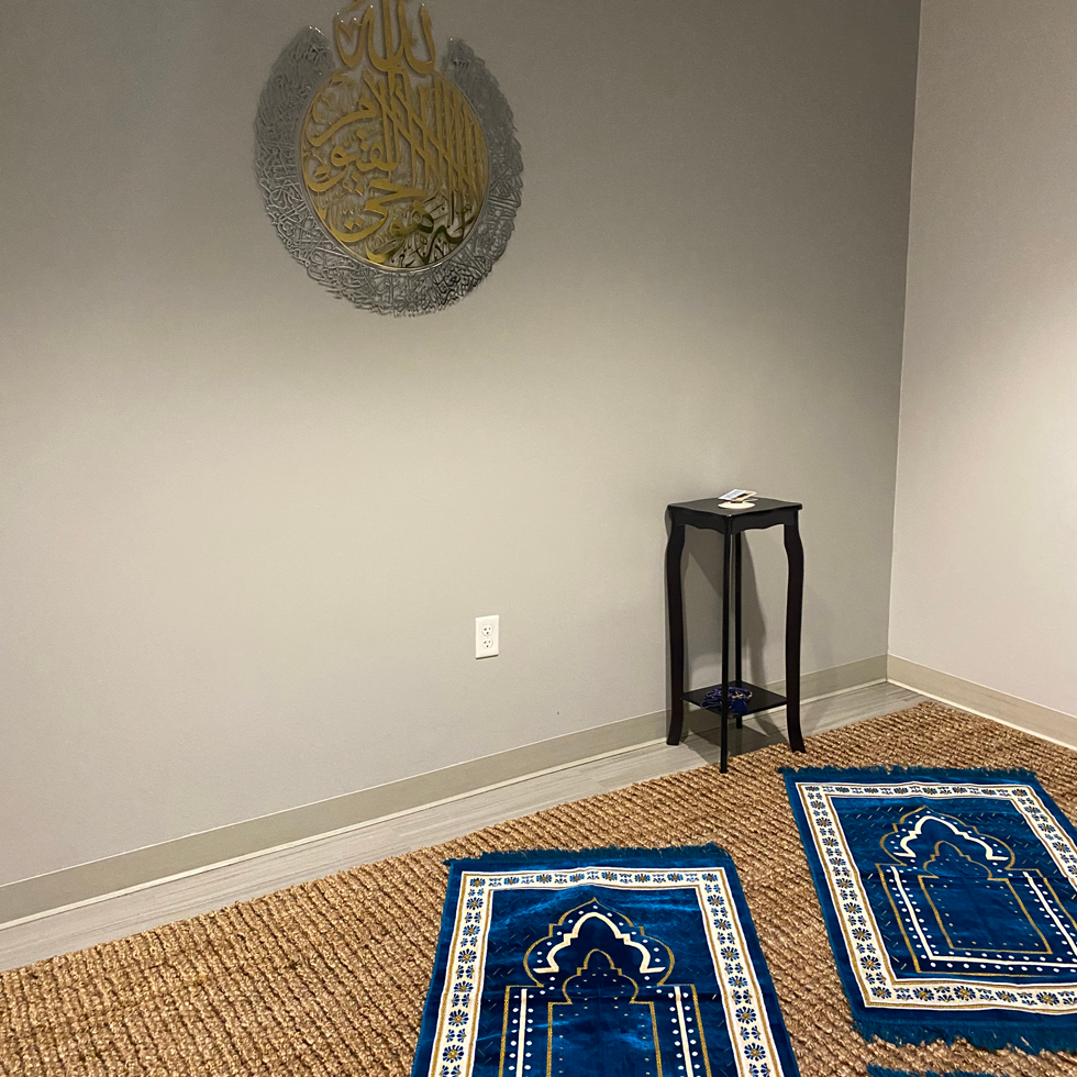 Muslim Prayer Room in the Martire Center