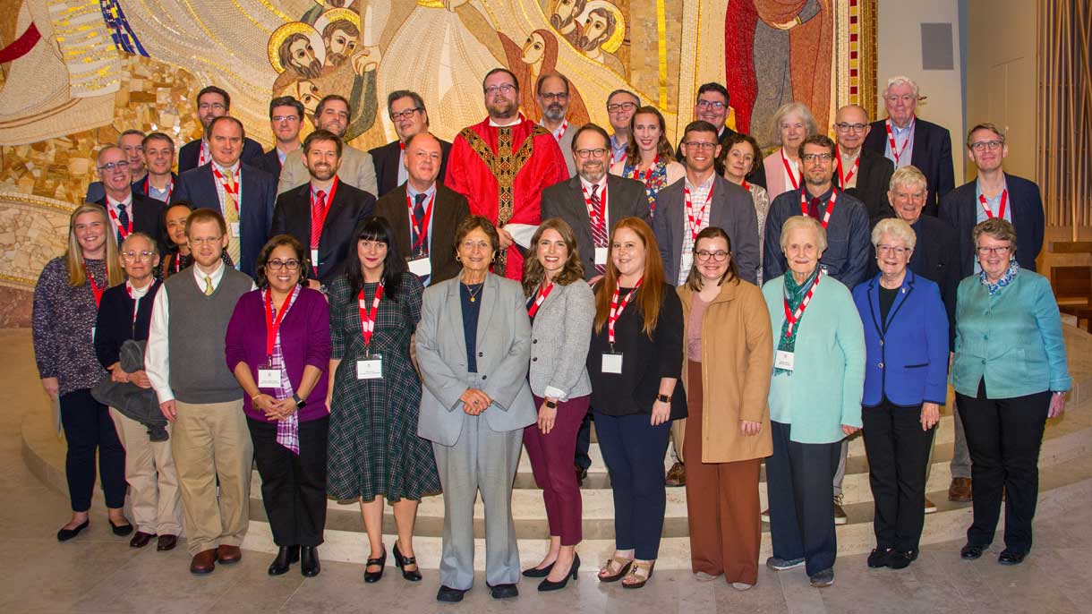 Participants at the Vatican Mass