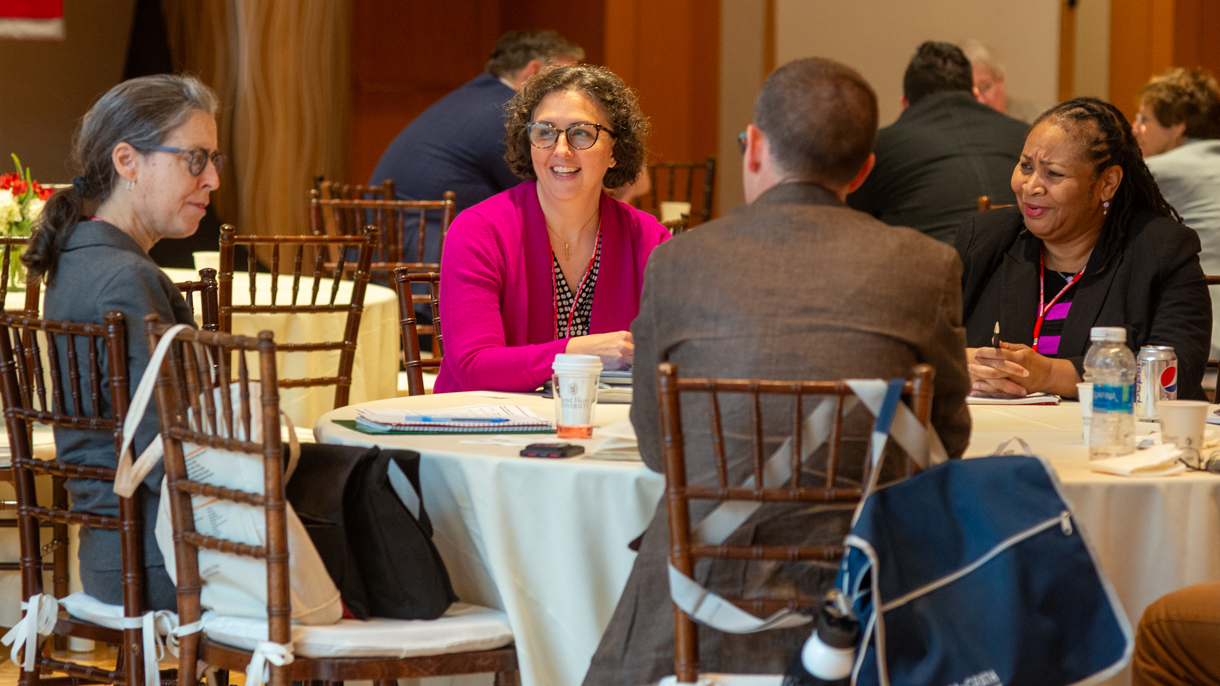 Catholic Studies Symposium participants collaborate in workshops