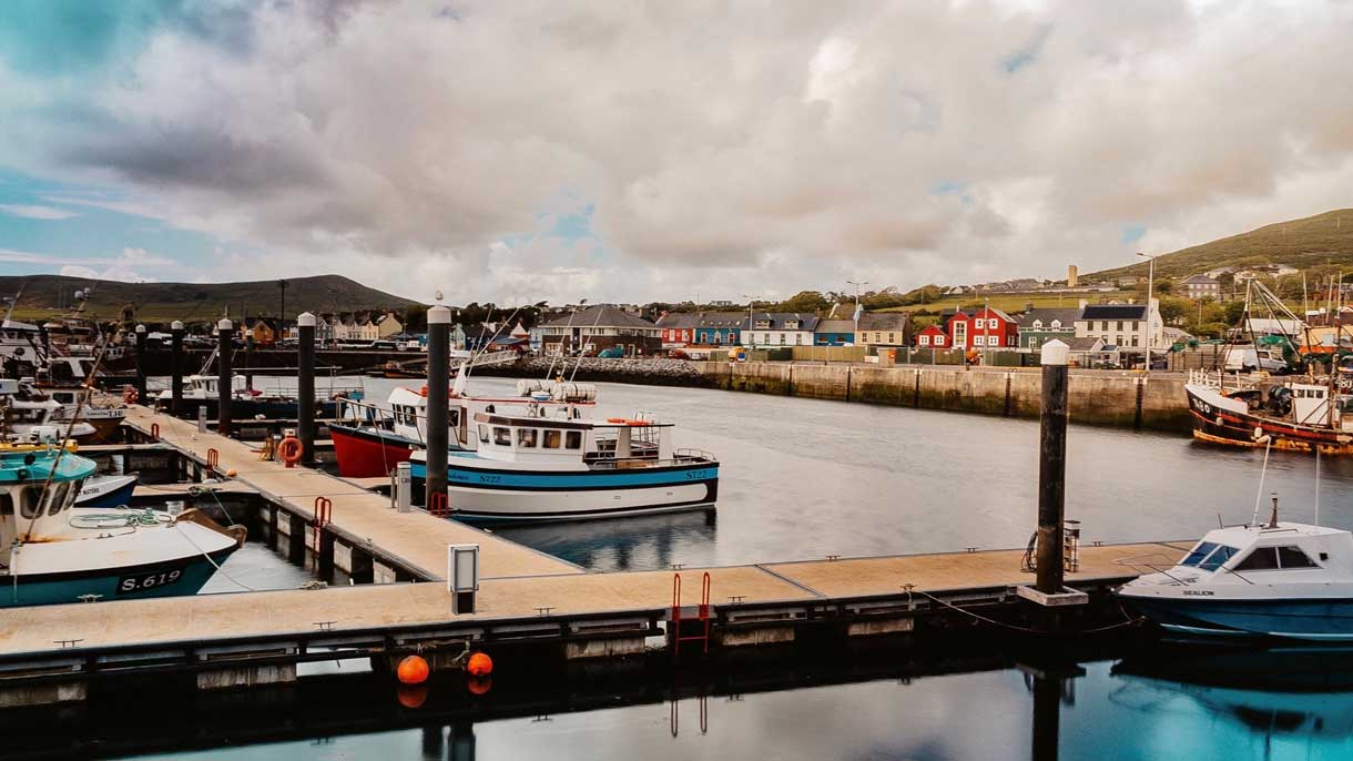 Boat dock in Dingle, Ireland