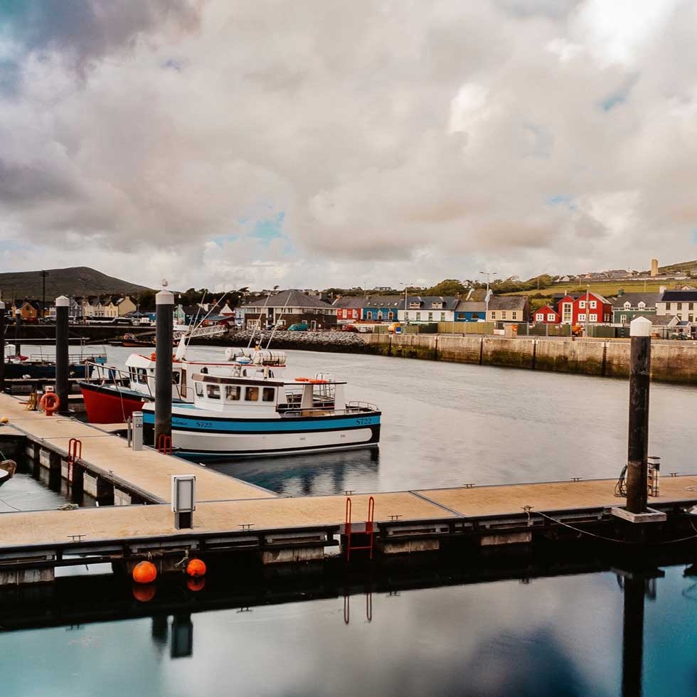 Boat dock in Dingle, Ireland