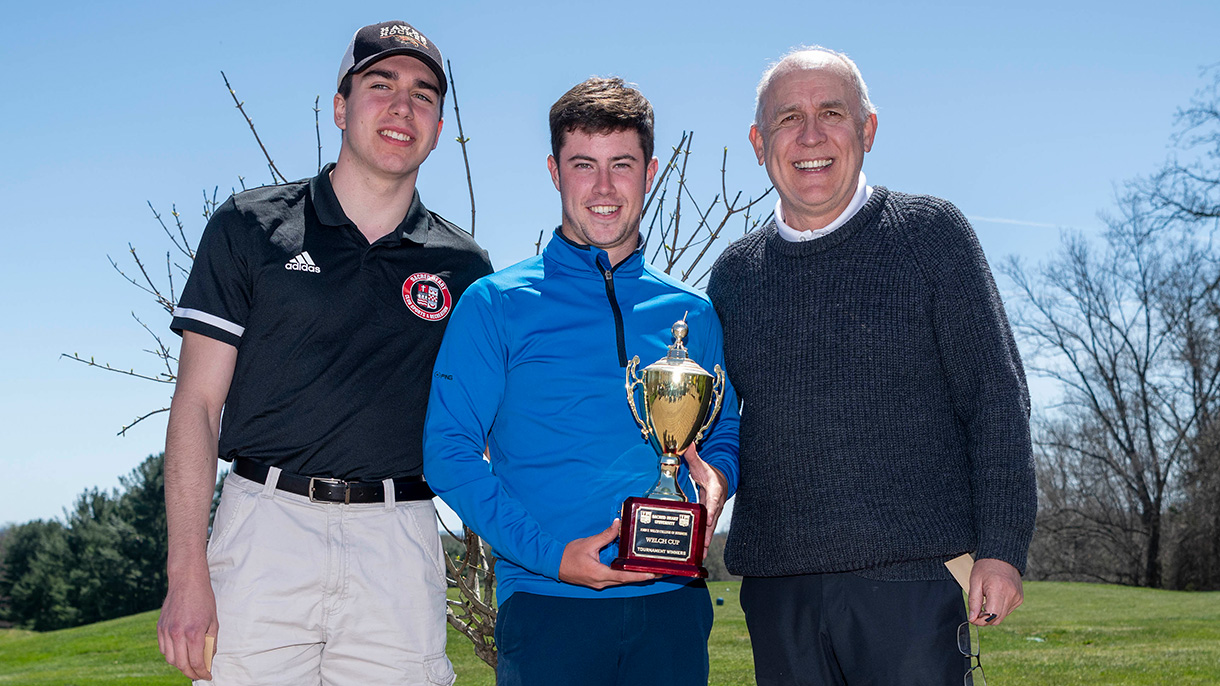 The winning team for the 2022 Welch Cup Classic golf tournament.