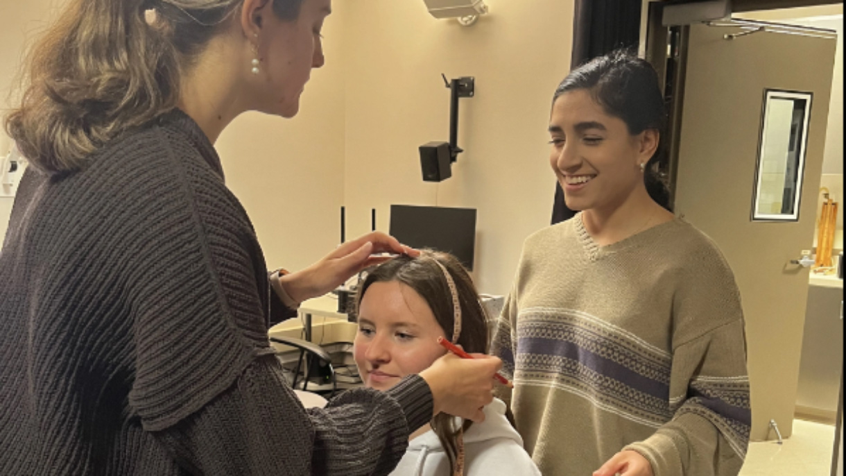 Electroencephalography Cap Application Training