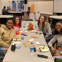 Students at Friendsgiving