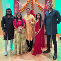 Students at Diwali