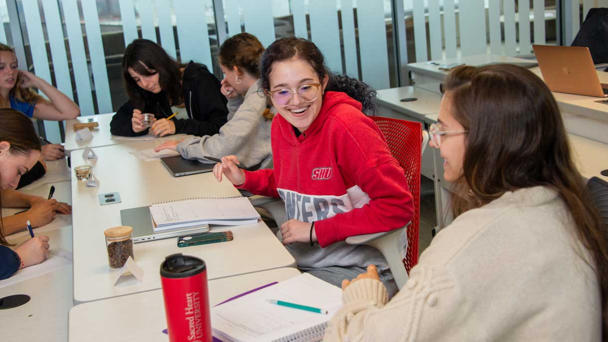 Students with medieval spices