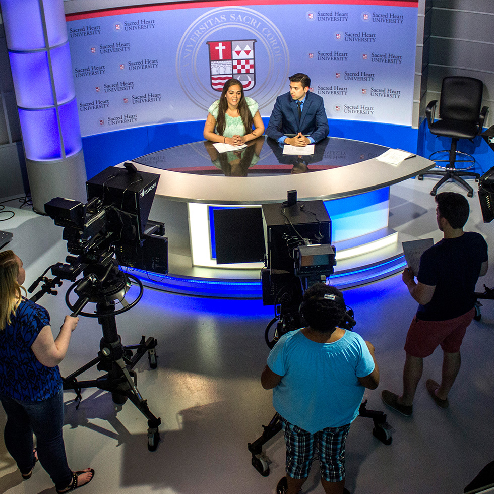 Television studio at the Martire Center for the Liberal Arts