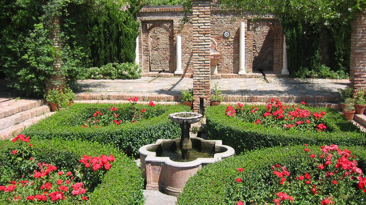 Moorish fort, Malaga, Spain.
