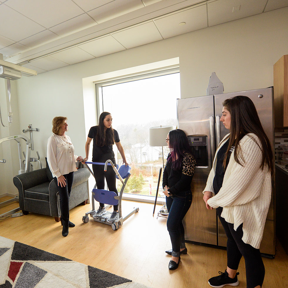 Occupational Therapy Simulation Suite at Sacred Heart University's Center for Healthcare Education
