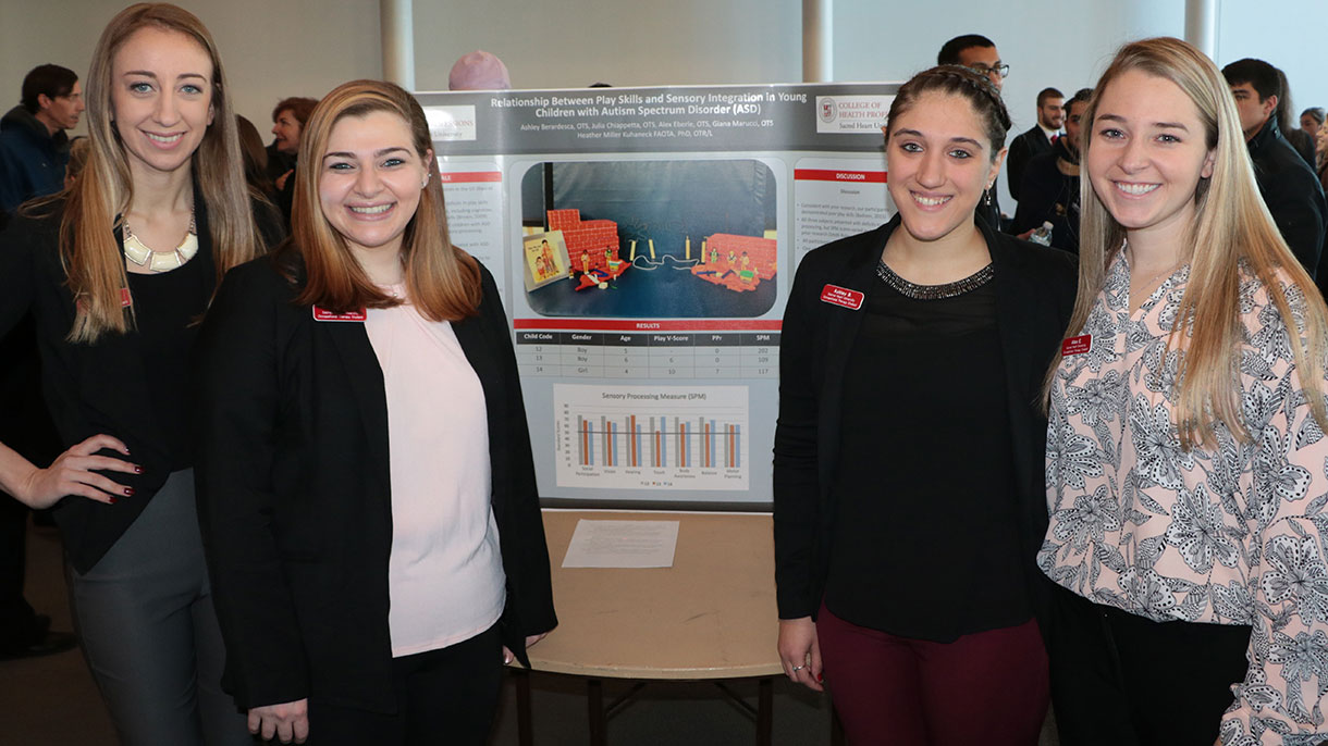Sacred Heart University's Occupational Therapy Graduate Program Capstone Poster Presentation