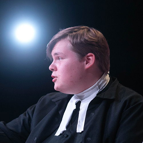 Paul Richard Keegan performing onstage