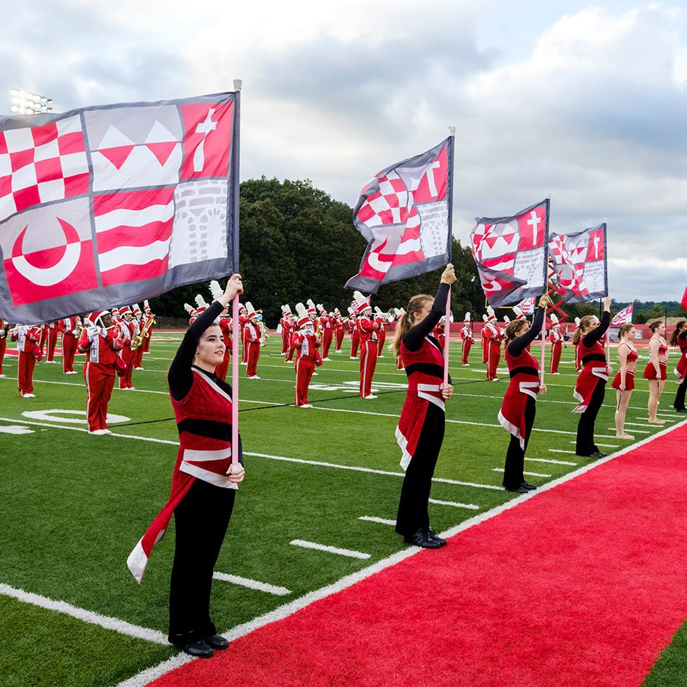 SHU Band students