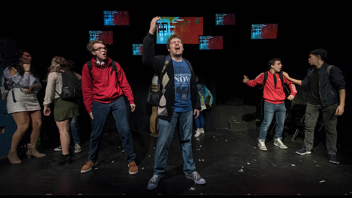 SHU theatre students