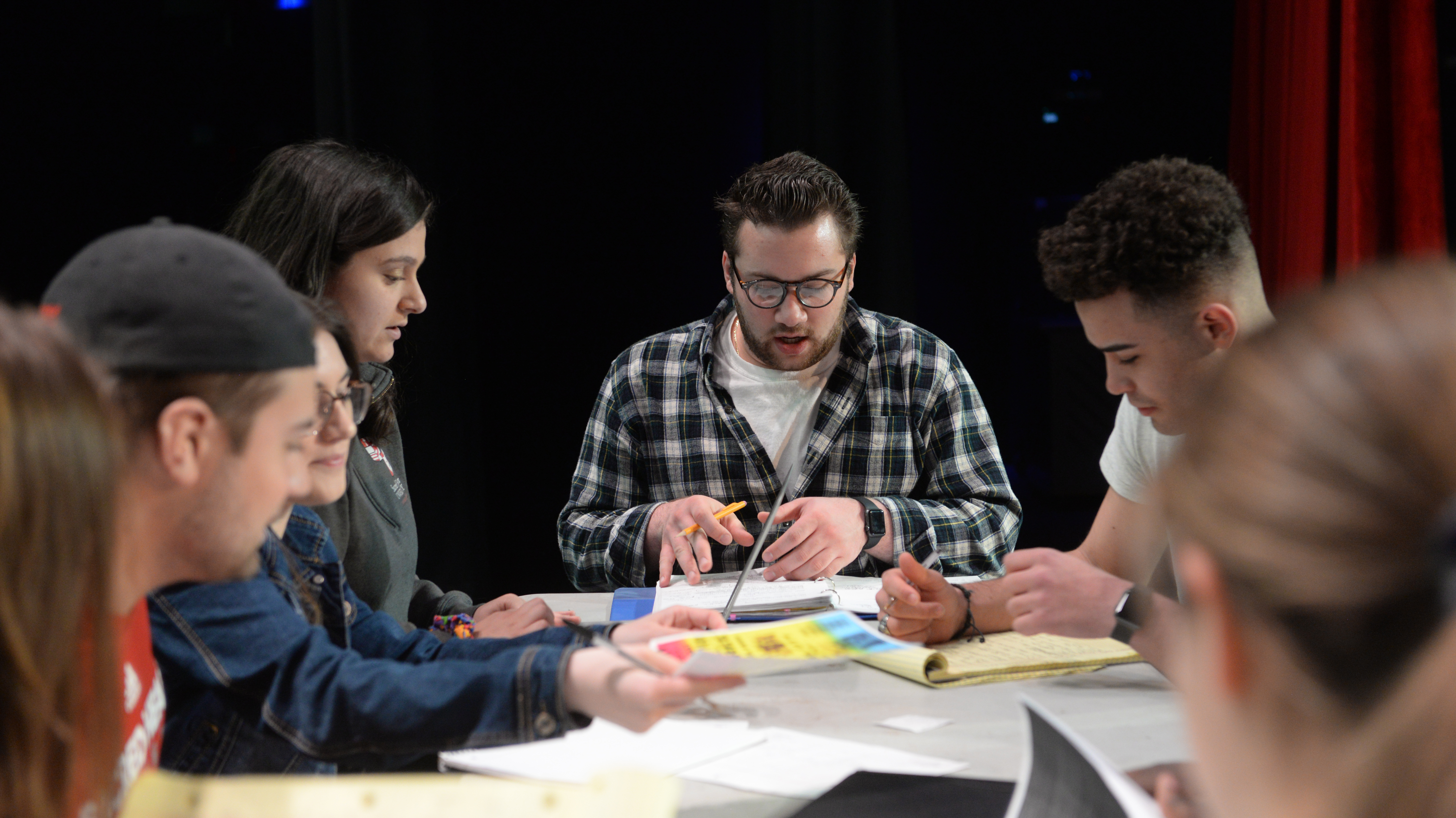 theatre students at SHU