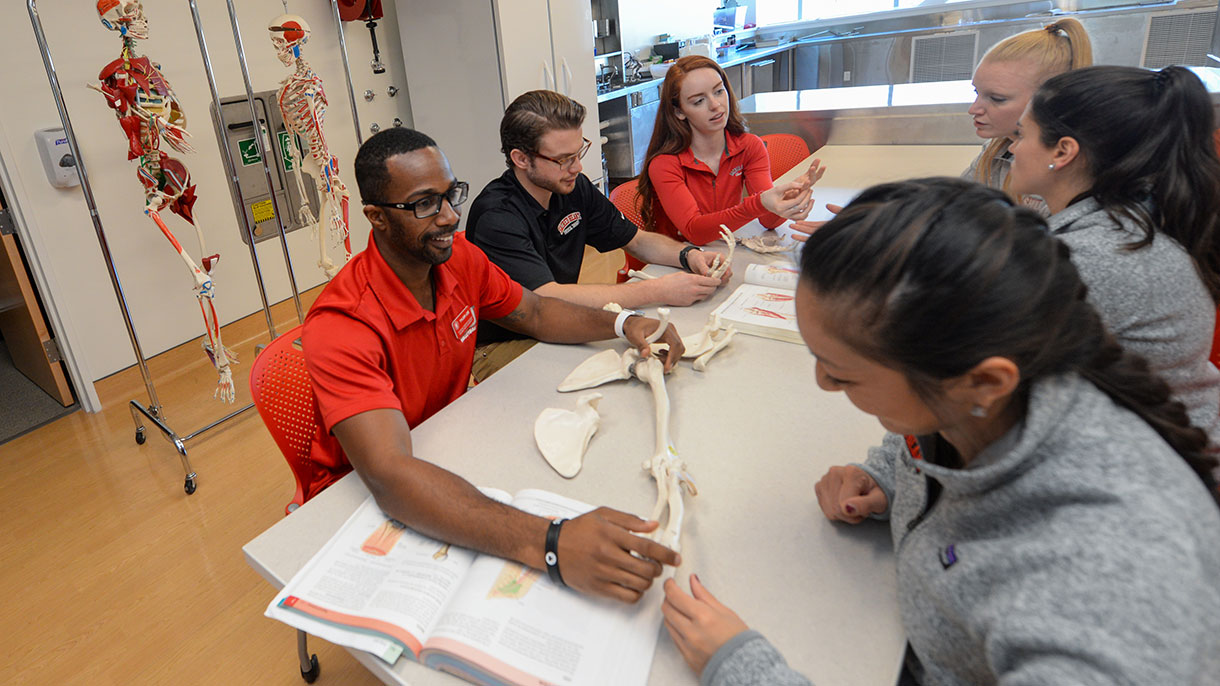 group of physical therapy students