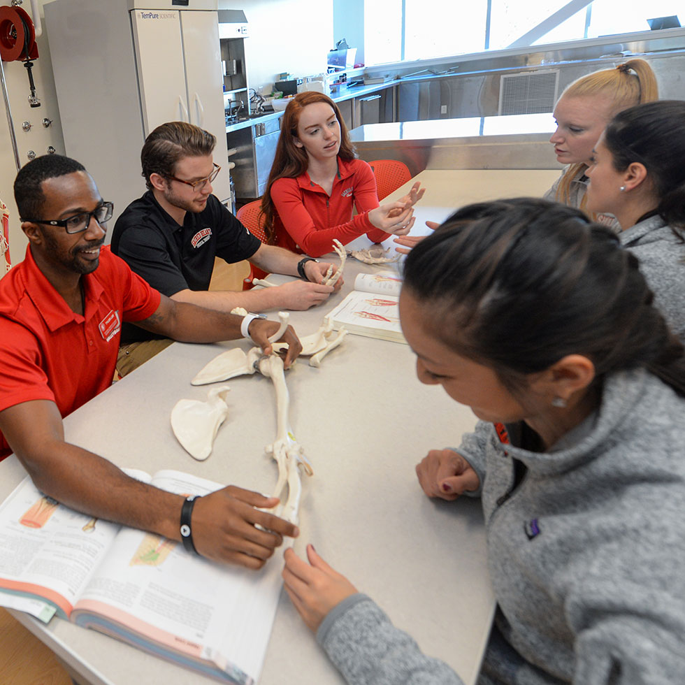 group of physical therapy students