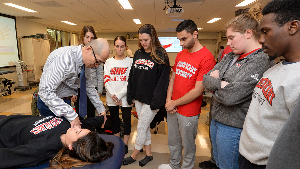 Sacred Heart University's Department of Physical Therapy
