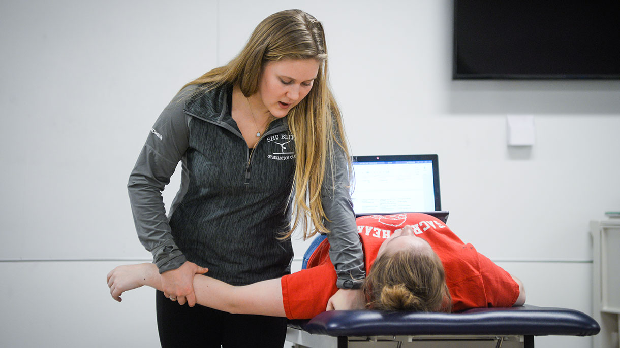 Physical therapy program at Sacred Heart