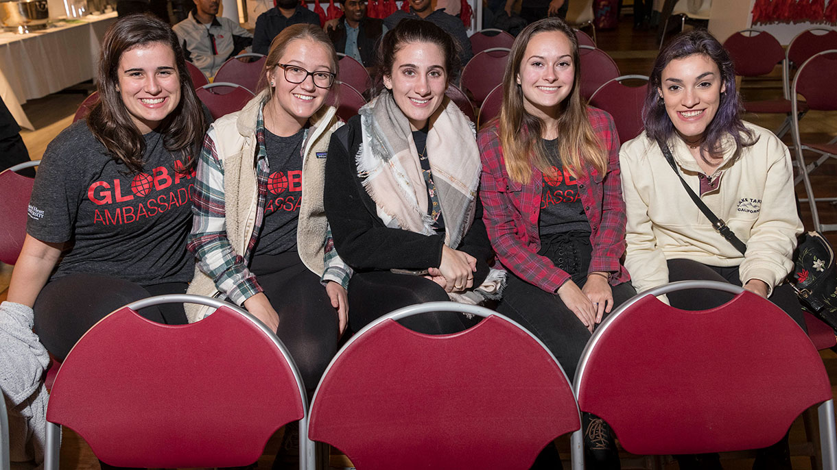 group of sacred heart students