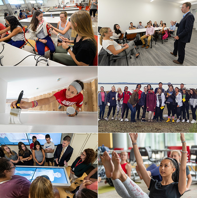 Collage of pre-fall programs