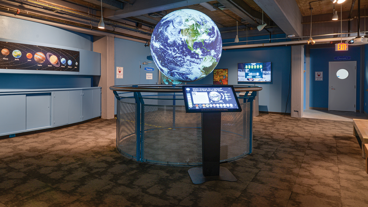 Science On Sphere Exhibit