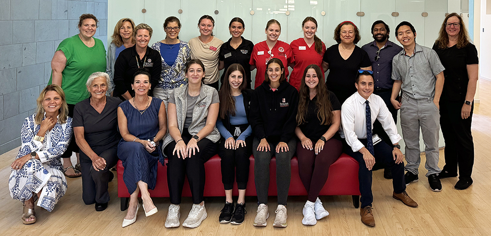 Group photo of faculty and students who participated in simulation