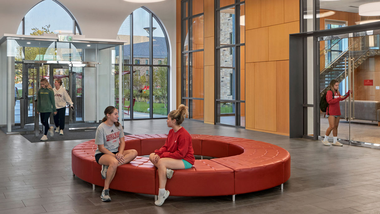 Entrance of Bowman Hall