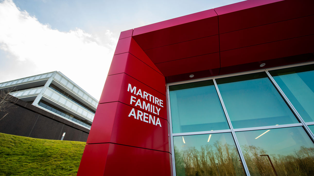 Outside Martire Family Arena