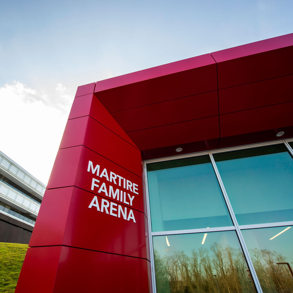 Outside Martire Family Arena