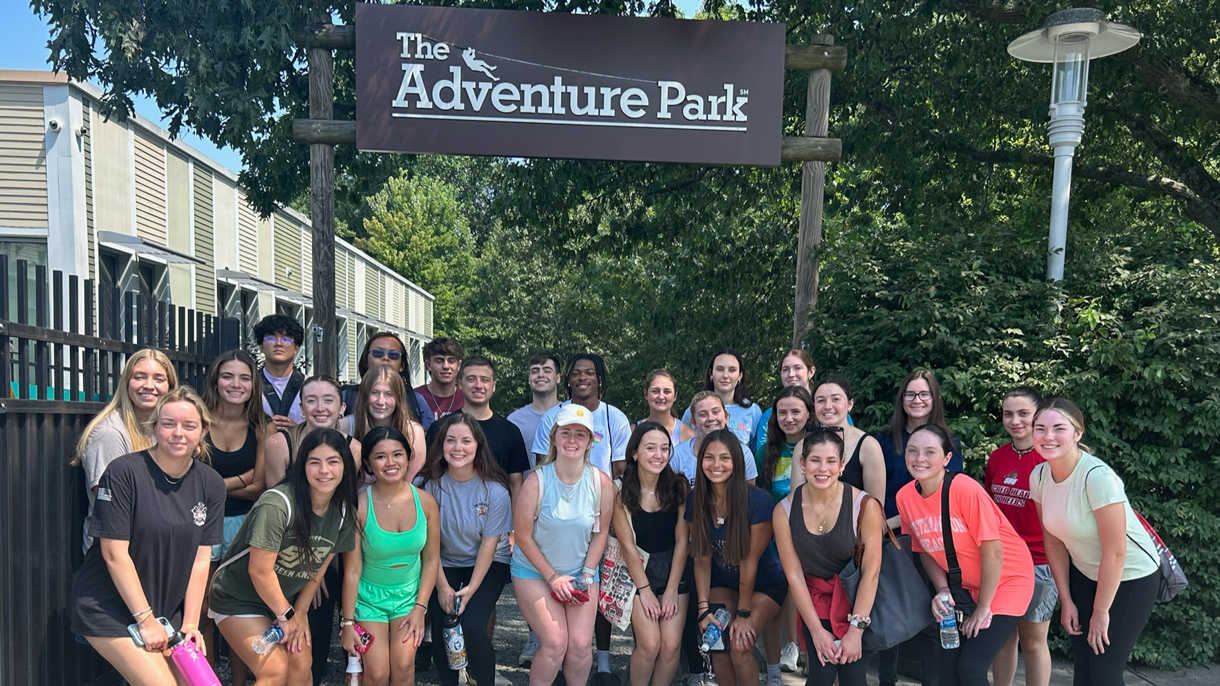 Group of students at The Adventure Park