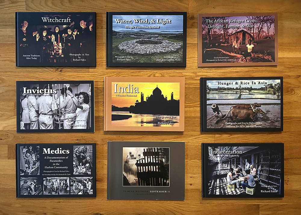nine photo book covers