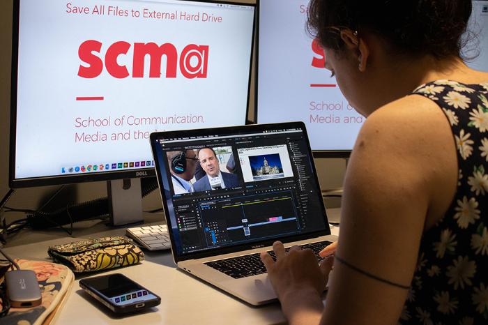 SCMA editing room