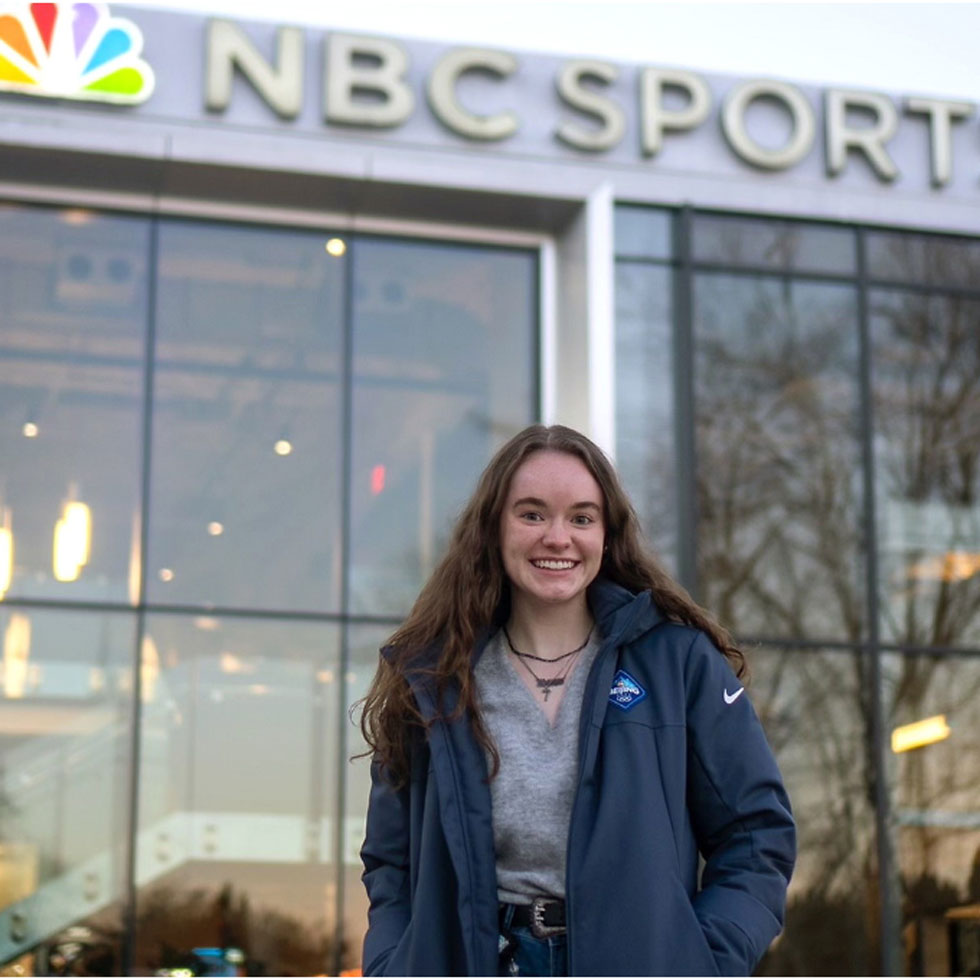 Shannon Szefinski interned at NBC Sports