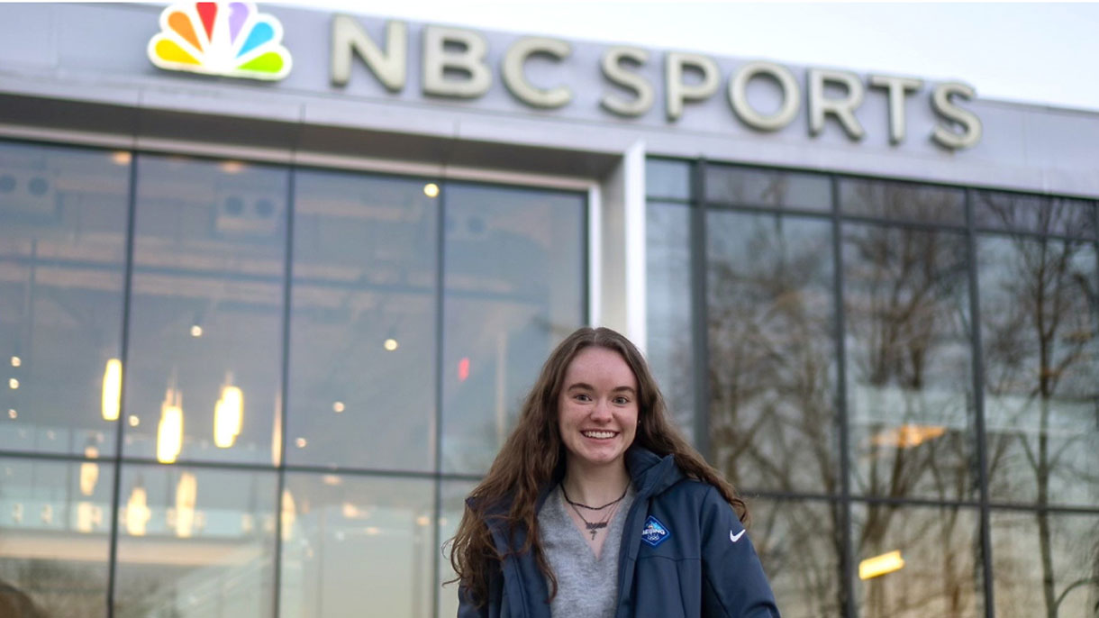 Shannon Szefinski interned at NBC Sports