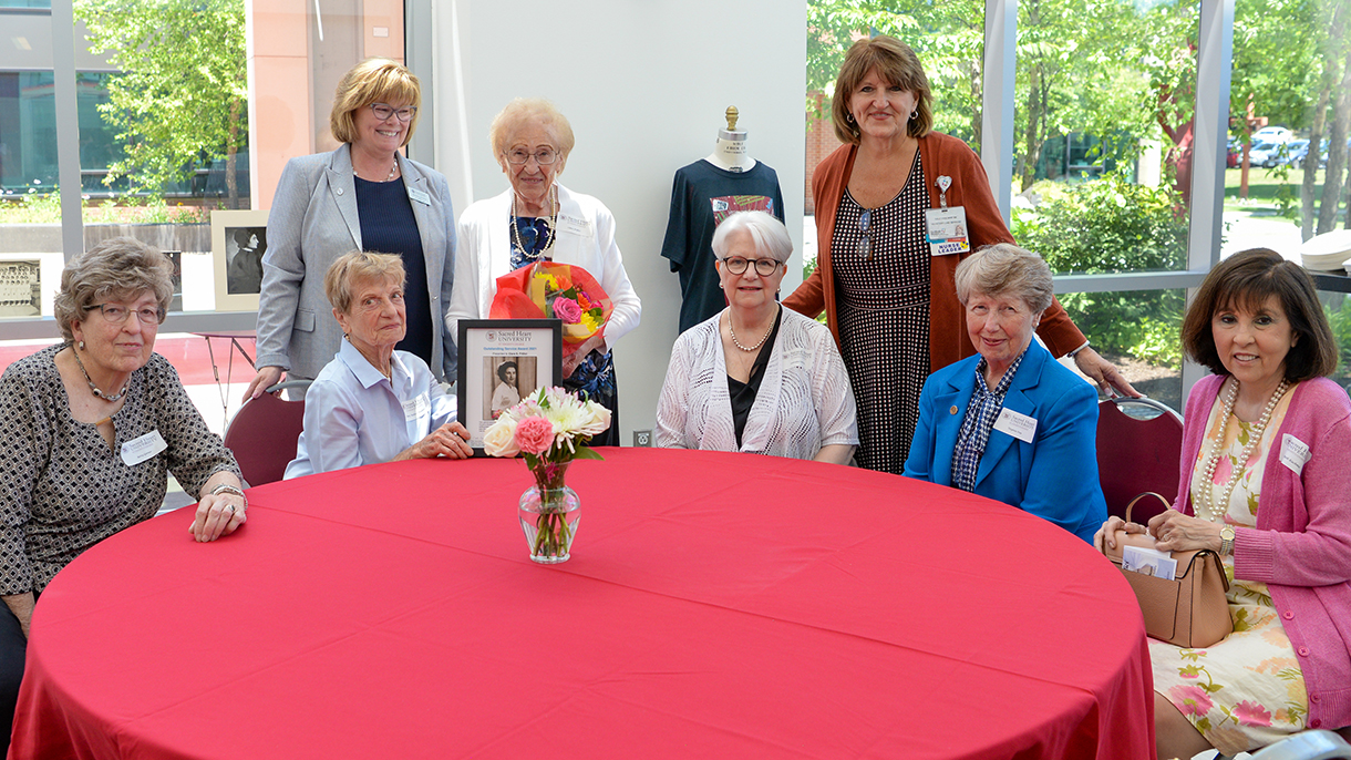 St. Vincent's College alumni and staff