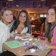 Students in Reds painting