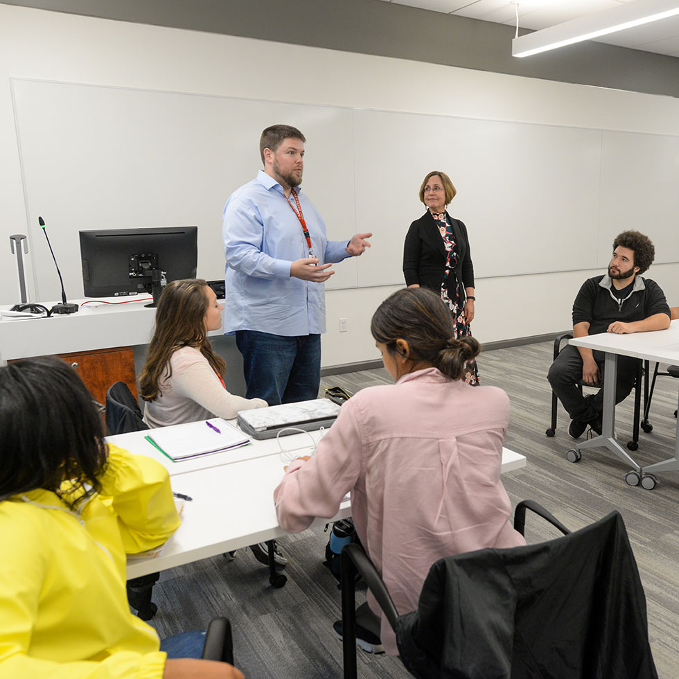 SHU students in classroom