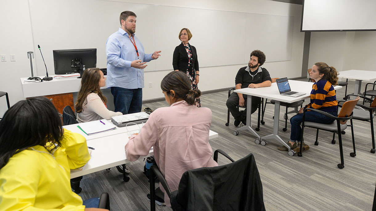 SHU students in classroom