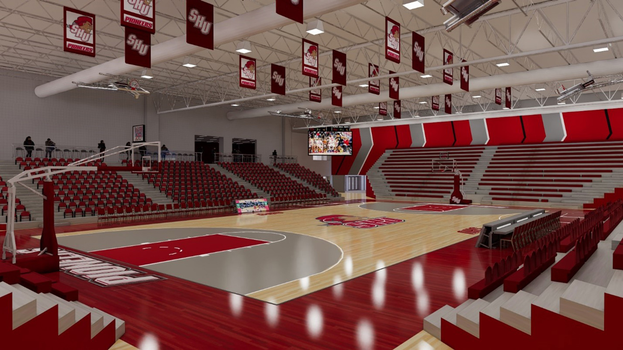 Rendering of Basketball Court