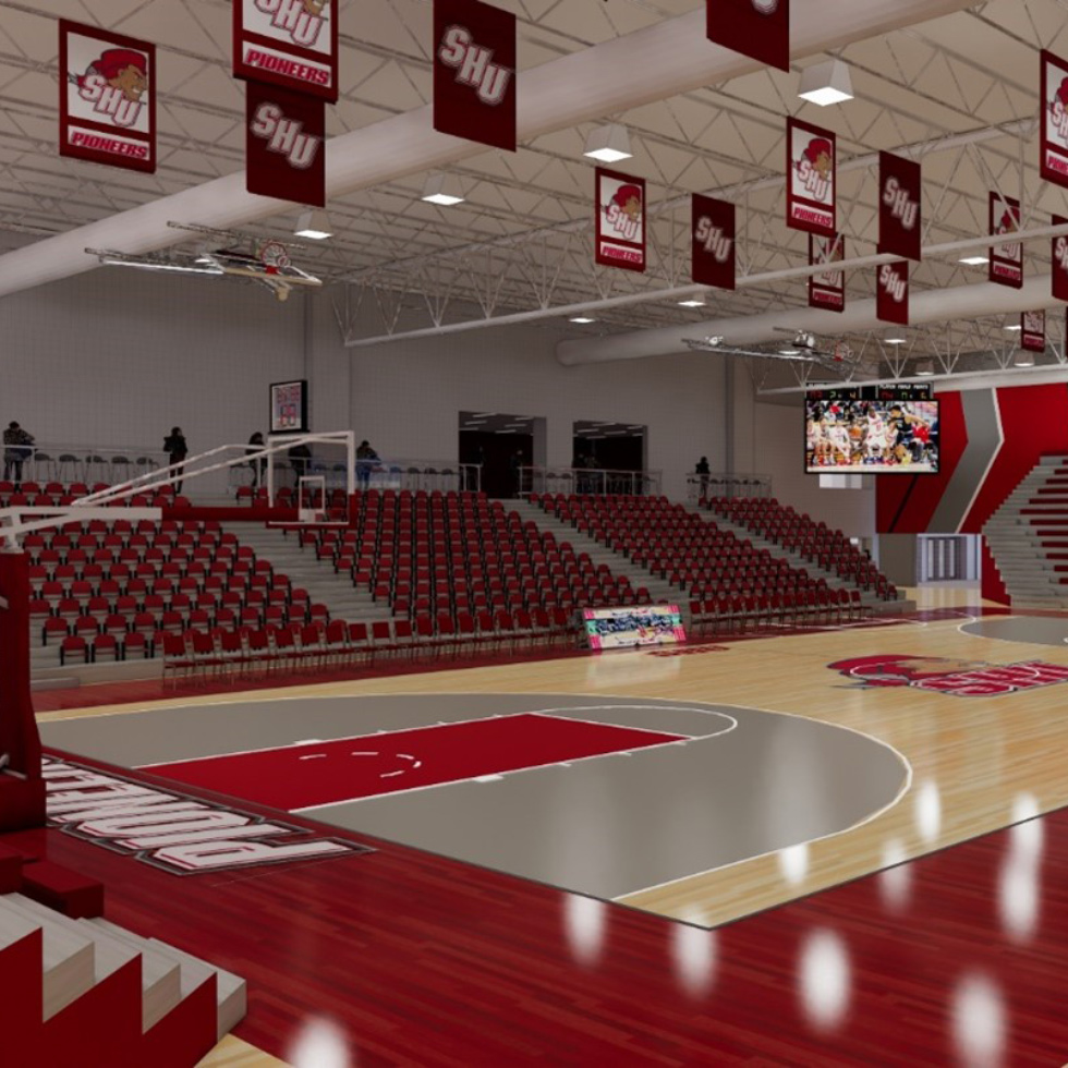 Rendering of Basketball Court