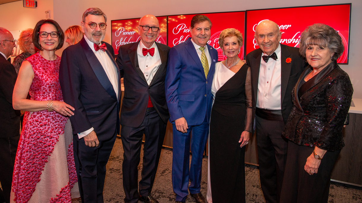 Group of people at Pioneer Scholarship Gala