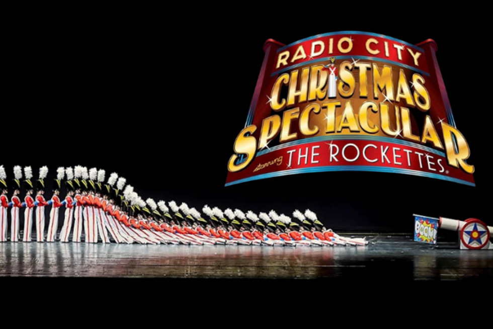 Radio City Music Hall Rockettes performing as toy soldiers in the Christmas Spectacular