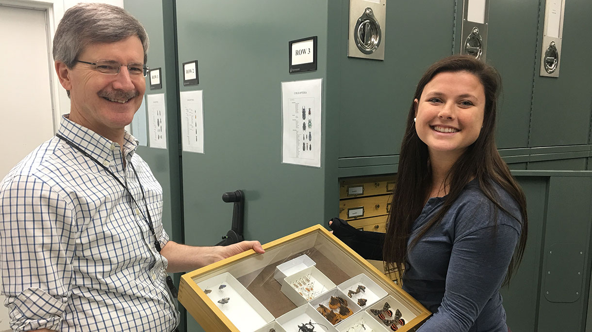 a professor and a student