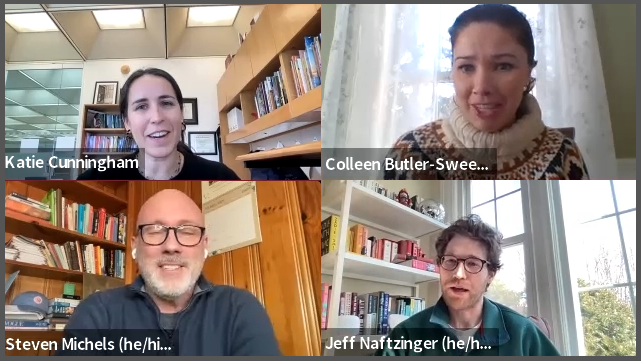 4 instructors in a Zoom meeting
