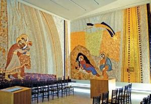 inside the chapel of the nativity
