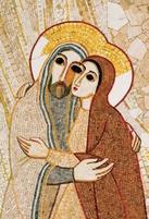 mosaic of 2 people